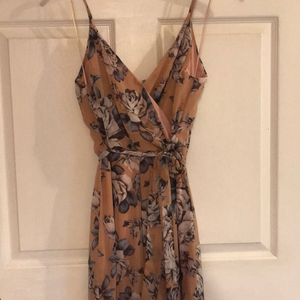 Floral worn once floral jumpsuit